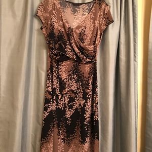 BCBGMaxazria Short Sleeved Dress, Size L